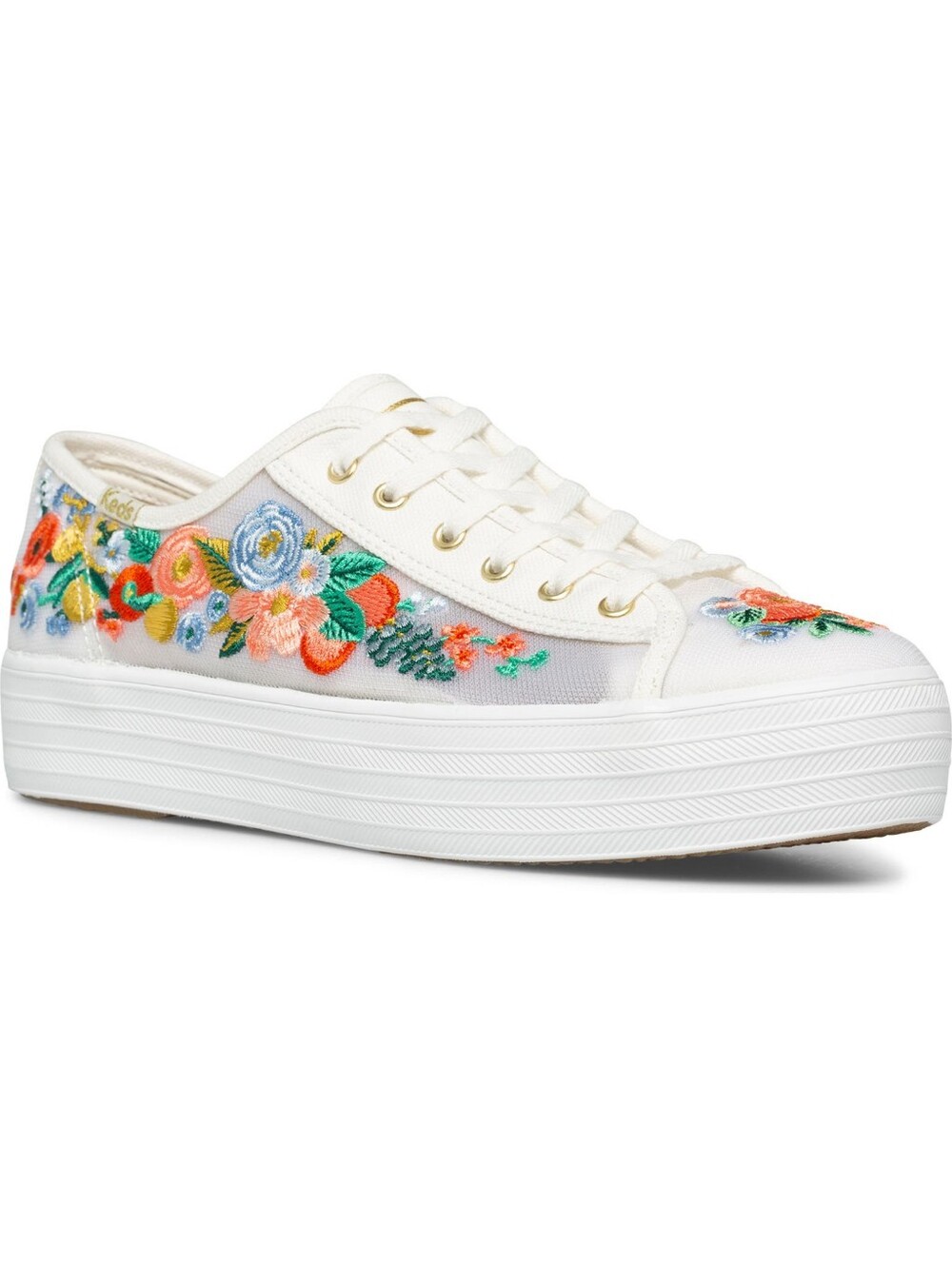 Keds x Rifle Paper Co. Triple Kick Citrus Garden Party Platform Sneaker